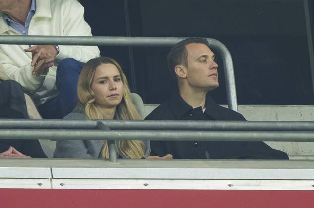 Anika Neuer, wife Manuel Neuer, FCB 1 in the UEFA Nations League 2024 match GERMANY - NETHERLANDS 1-0 in Season 2024 2025 at Oct 14, 2024 in Munich, Germany.