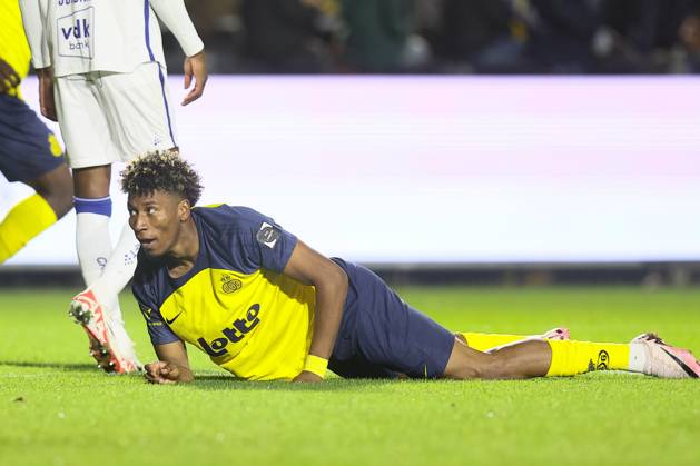 Union s Kevin Rodriguez pictured during a soccer match between Royale Union Saint-Gilloise and KAA Gent, Saturday 19 October 2024 in Brussels, on day 11 of the 2024-2025 season of the Jupiler Pro League first division of the Belgian championship. BRUNOxFAHY x103002577x