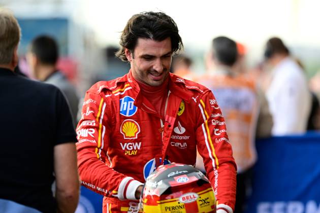 19.10.2024, xrarjax, Motorsport FIA Formel 1, Großer Preis der USA 2024 emspor, v.l. Qualifying Carlos Sainz (Ferrari) Startnummer 55 (FIA REGULATIONS PROHIBIT ANY USE OF PHOTOGRAPHS as IMAGE SEQUENCES and or QUASI-VIDEO) Austin