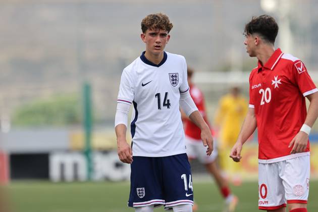 TA™ QALI, MALTA - OCTOBER 24: Max Dowman of England during the UEFA European Under-17 Championship 2025 Group 1 qualifying soccer match between England and Malta at the Centenary Stadium, Ta™ Qali, Malta on October 24, 2024. England v Malta - Under-17 Championship UEFA Qualifying 2025 UEFA_U17_QLFY_25
