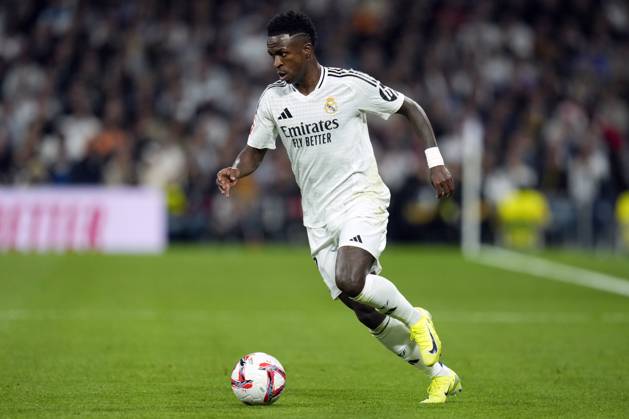 ESP: Real Madrid v FC Barcelona, Barca La Liga EA Sports. Date 11 Vinicius Junior of Real Madrid CF during the La Liga EA Sports match between Real Madrid and FC Barcelona played at Santiago Bernabeu Stadium on October 26, 2024 in Madrid, Spain. kpng Copyright: xCesarxCebollax xPRESSINPHOTOx PS_241026_RMA_BAR_114