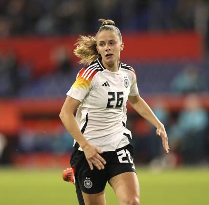 Foto : Vivien ENDEMANN ( GER ) Fussball international, Frauen Länderspiel in Duisburtg am Mo. 28.10.2024 Deutschland - Australien 1 - 2