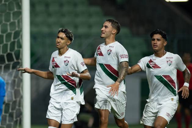 Fluminense is the champion of the Brazilian under-17 football championship Sao paulo (sp), 11 01 2024 - brazilian under-17 palmeiras vs fluminense - isaque celebrates his goal in the match between palmeiras and fluminense, valid for the final of the brazilian under-17 football championship, on the night of this friday, november 1st, at allianz parque, in sao paulo-sp. (Foto: Ronaldo Barreto Thenews2 imago images) SPO  Copyright: xRONALDOxBARRETOx
