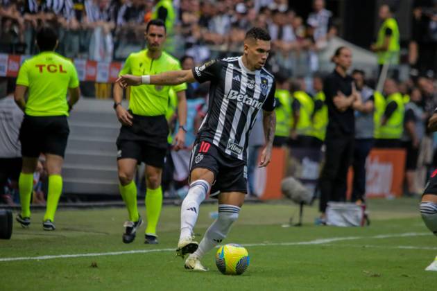 Atlético MG x Flamengo BELO HORIZONTE, MG - 10.11.2024: ATLÉTICO MG X FLAMENGO - Paulinho in the match between Atlético-MG and Flamengo, the second game of the 2024 Copa do Brasil Final, this Sunday (10), at 4 pm (Brasília time), at Arena MRV, in Belo Horizonte. Photo Allan Calisto Fotoarena. (Photo: Allan Calisto Fotoarena) x2649641x AllanxCalisto