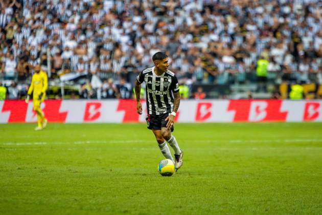 Atlético MG x Flamengo BELO HORIZONTE, MG - 10.11.2024: ATLÉTICO MG X FLAMENGO - Zaracho& 39;s shot in the match between Atlético-MG and Flamengo, the second game of the 2024 Copa do Brasil Final, this Sunday (10), at 4 pm (Brasília time), at Arena MRV, in Belo Horizonte. Photo Allan Calisto Fotoarena. (Photo: Allan Calisto Fotoarena) x2649647x AllanxCalisto