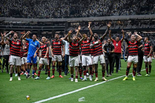 Atlético MG x Flamengo BELO HORIZONTE, MG - 10.11.2024: ATLÉTICO MG X FLAMENGO - Flamengo champion during Atlético MG x Flamengo, a match valid for the final of the 2024 Copa do Brasil, held at the Arena MRV stadium, located in the city of Belo Horizonte, MG, on the afternoon of this Sunday (10). (Photo: Nayra Halm Fotoarena) x2649672x NayraxHalm
