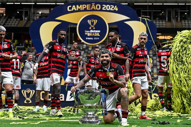 Atlético MG x Flamengo BELO HORIZONTE, MG - 10.11.2024: ATLÉTICO MG X FLAMENGO - Flamengo champion during Atlético MG x Flamengo, a match valid for the final of the 2024 Copa do Brasil, held at the Arena MRV stadium, located in the city of Belo Horizonte, MG, on the afternoon of this Sunday (10). (Photo: Nayra Halm Fotoarena) x2649675x NayraxHalm