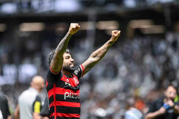 Atlético MG x Flamengo BELO HORIZONTE, MG - 10.11.2024: ATLÉTICO MG X FLAMENGO - Gabriel Barbosa, Gabigol, Flamengo Champion during Atlético MG x Flamengo, match valid for the final of the Copa do Brasil 2024, held at the Arena MRV stadium, located in the city of Belo Horizonte, MG, on the afternoon of this Sunday (10). (Photo: Nayra Halm Fotoarena) x2649679x NayraxHalm