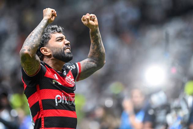 Atlético MG x Flamengo BELO HORIZONTE, MG - 10.11.2024: ATLÉTICO MG X FLAMENGO - Gabriel Barbosa, Gabigol, Flamengo Champion during Atlético MG x Flamengo, match valid for the final of the Copa do Brasil 2024, held at the Arena MRV stadium, located in the city of Belo Horizonte, MG, on the afternoon of this Sunday (10). (Photo: Nayra Halm Fotoarena) x2649681x NayraxHalm