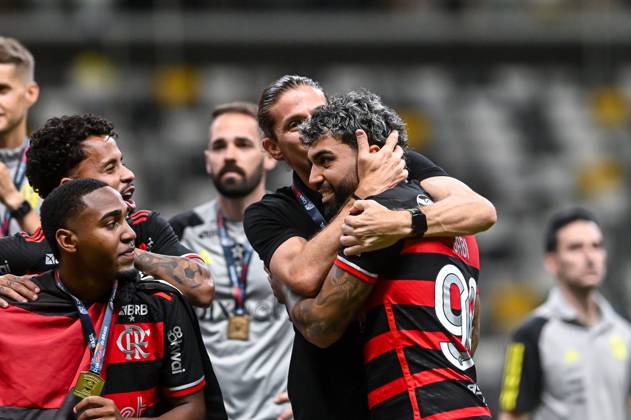 Atlético MG x Flamengo BELO HORIZONTE, MG - 10.11.2024: ATLÉTICO MG X FLAMENGO - Flamengo Champion during Atlético MG x Flamengo, match valid for the final of the Copa do Brasil 2024, held at the Arena MRV stadium, located in the city of Belo Horizonte, MG, on the afternoon of this Sunday (10). (Photo: Nayra Halm Fotoarena) x2649686x NayraxHalm