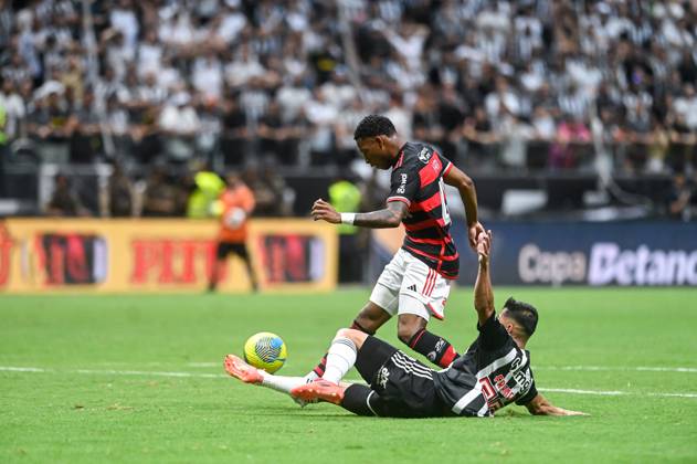 Atlético MG x Flamengo BELO HORIZONTE, MG - 10.11.2024: ATLÉTICO MG X FLAMENGO - Plata scores a goal during Atlético MG x Flamengo, a match valid for the final of the 2024 Copa do Brasil, held at the Arena MRV stadium, located in the city of Belo Horizonte, MG, on the afternoon of this Sunday (10). (Photo: Nayra Halm Fotoarena) x2649696x NayraxHalm