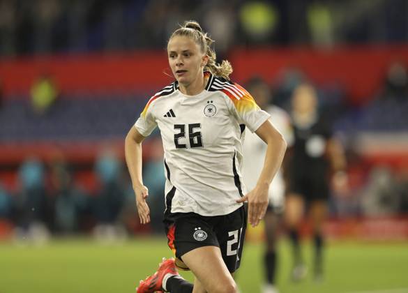 Foto : Vivien ENDEMANN ( GER ) Fussball international, Frauen Länderspiel in Duisburtg am Mo. 28.10.2024 Deutschland - Australien 1 - 2