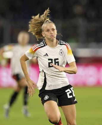 Foto : Vivien ENDEMANN ( GER ) Fussball international, Frauen Länderspiel in Duisburtg am Mo. 28.10.2024 Deutschland - Australien 1 - 2