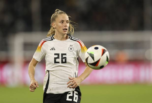 Foto : Vivien ENDEMANN ( GER ) Fussball international, Frauen Länderspiel in Duisburtg am Mo. 28.10.2024 Deutschland - Australien 1 - 2
