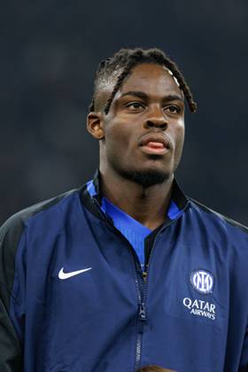 Yann Bisseck seen during UEFA Champions League game between teams of Internazionale Milano and Arsenal FC (Maciej Rogowski) Milan San Siro Italy Copyright: xMaciejxRogowskix interarsenal2425-020