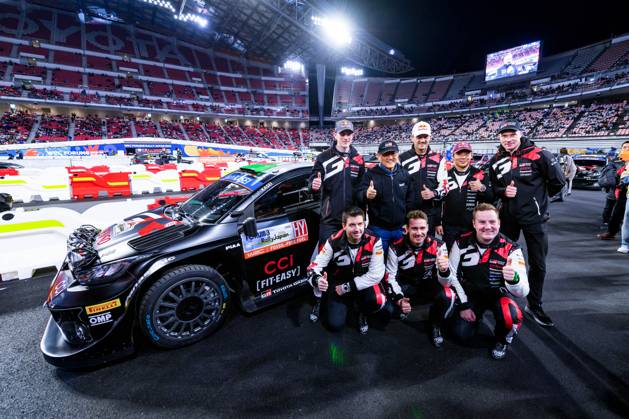 MOTORI - Rally - Fia World Rally Championship WRC, Motorsport Rallye, WM FORUM8 Rally Japan 2024 ,They Face Ss1 Toyota Stadium,During Fia World Rally Championship Wrc FORUM8 Rally Japan 2024 19 November, Okazaki Japan Okazaki Japan Copyright: xIPAxSport ABACAx