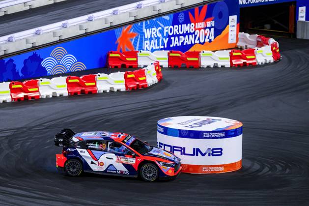 MOTORI - Rally - Fia World Rally Championship WRC, Motorsport Rallye, WM FORUM8 Rally Japan 2024 ,They Face Ss1 Toyota Stadium,During Fia World Rally Championship Wrc FORUM8 Rally Japan 2024 19 November, Okazaki Japan Okazaki Japan Copyright: xIPAxSport ABACAx
