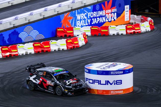 MOTORI - Rally - Fia World Rally Championship WRC, Motorsport Rallye, WM FORUM8 Rally Japan 2024 ,They Face Ss1 Toyota Stadium,During Fia World Rally Championship Wrc FORUM8 Rally Japan 2024 19 November, Okazaki Japan Okazaki Japan Copyright: xIPAxSport ABACAx
