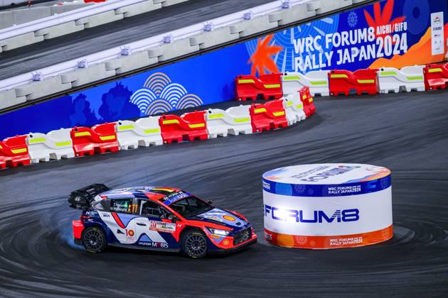 MOTORI - Rally - Fia World Rally Championship WRC, Motorsport Rallye, WM FORUM8 Rally Japan 2024 ,They Face Ss1 Toyota Stadium,During Fia World Rally Championship Wrc FORUM8 Rally Japan 2024 19 November, Okazaki Japan Okazaki Japan Copyright: xIPAxSport ABACAx