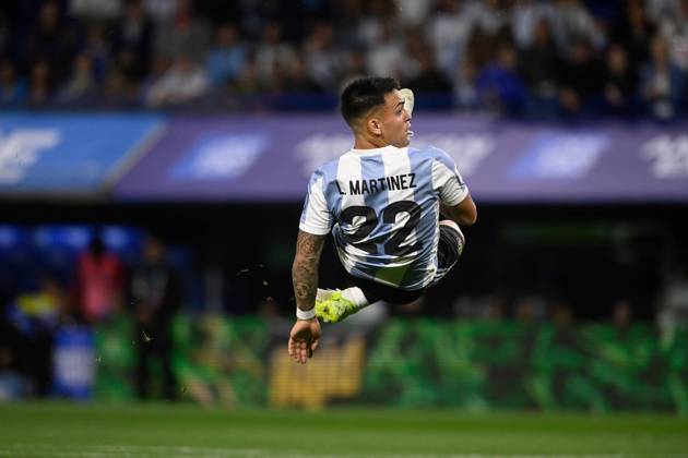 Bilder des Jahres 2024, Sport 11 November Sport Themen der Woche KW47 BUENOS AIRES, ARGENTINA - NOVEMBER 19: Lautaro Martinez of Argentina scoring goal during the South American FIFA World Cup, WM, Weltmeisterschaft, Fussball 2026 Qualifier match between Argentina and Peru at Estadio Alberto J. Armando on November 19, 2024 in Buenos Aires, Argentina. Photo D.Halisz SFSI Argentina v Peru - FIFA World Cup 2026 Qualifier Copyright: xx