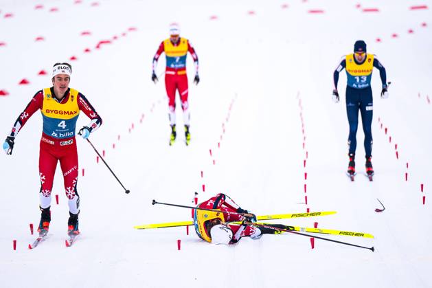 Bilder des Jahres 2024, Sport 11 November Sport Themen der Woche KW47 Sport Bilder des Tages 241122 Amund Korsaeth of Norway in pain during the men™s cross-country skiing sprint semi-final during Beitosprinten 2020 on November 22, 2024 in Beitostolen. Photo: Marius Simensen BILDBYRAN COP 238 bbeng beitosprinten beitostolen cross-country skiing langrenn mens sprint norge skidor Copyright: MARIUSxSIMENSEN BB241122BB406