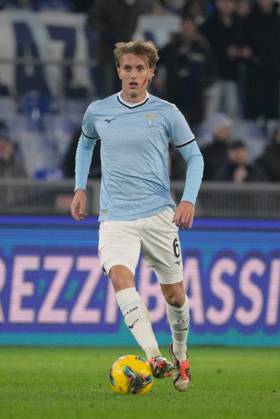 CALCIO - Serie A - SS Lazio vs Bologna FC Lazio s Nicolo Rovella during the Italian Football Championship League A 2024 2025 match between SS Lazio vs Bologna FC at the Olimpic Stadium in Rome on 24 November 2024. Rome Italy  Copyright: xIPAxSport ABACAx