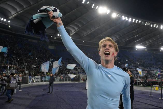 CALCIO - Serie A - SS Lazio vs Bologna FC Lazio s Nicolo Rovella during the Italian Football Championship League A 2024 2025 match between SS Lazio vs Bologna FC at the Olimpic Stadium in Rome on 24 November 2024. Rome Italy  Copyright: xIPAxSport ABACAx