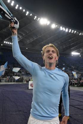 CALCIO - Serie A - SS Lazio vs Bologna FC Lazio s Nicolo Rovella during the Italian Football Championship League A 2024 2025 match between SS Lazio vs Bologna FC at the Olimpic Stadium in Rome on 24 November 2024. Rome Italy  Copyright: xIPAxSport ABACAx