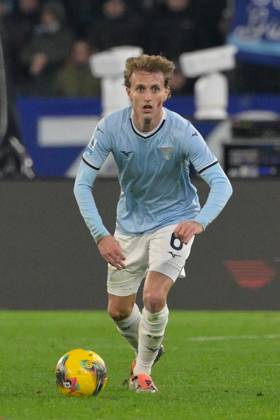 CALCIO - Serie A - SS Lazio vs Bologna FC Lazio s Nicolo Rovella during the Italian Football Championship League A 2024 2025 match between SS Lazio vs Bologna FC at the Olimpic Stadium in Rome on 24 November 2024. Rome Italy  Copyright: xIPAxSport ABACAx