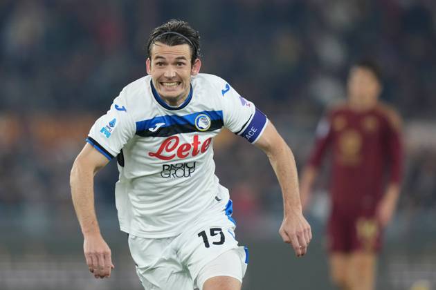 Atalanta s Marten de Roon celebrates after scoring 0-1 during the Serie A EniLive soccer match between Roma and Atalanta at the Rome s Olympic stadium, Italy - Monday December 2, 2024 - Soccer ( Photo by Alfredo Falcone LaPresse ) Copyright: xAlfredoxFalcone LaPressex