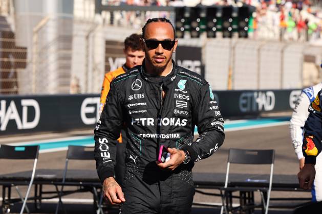 Lewis Hamilton (Mercedes AMG Petronas Formula One Team, 44), ARE, Formel 1 Weltmeisterschaft, Abu Dhabi Grand Prix, Yas Marina Circuit, 08.12.2024 ARE, Formel 1 Weltmeisterschaft, Abu Dhabi Grand Prix, Vereinigte Arabische Emirate, Yas Marina Circuit, 08.12.2024 Abu Dhabi Copyright: xEibner-Pressefoto AnnikaxGrafx EP_AGF