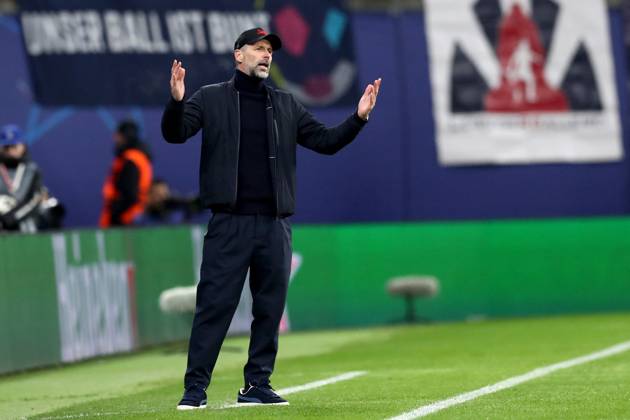 10.12.2024, xtgx, Fussball UEFA Champions League, RB Leipzig - Aston Villa emspor, v.l. Trainer Marco Rose (RB Leipzig) (DFL DFB REGULATIONS PROHIBIT ANY USE OF PHOTOGRAPHS as IMAGE SEQUENCES and or QUASI-VIDEO) Leipzig