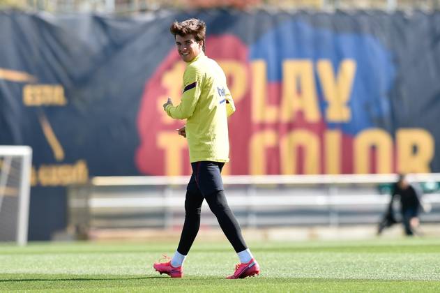 FC Barcelona, Barca Training Session and Press Comference BARCELONA, SPAIN - MARCH 06: Riqui Puig of FC Barcelona during the training session at Ciutat Esportiva Joan Gamper on March 06, 2020 in Barcelona, Spain. (Photo by DAX ESPA-Images) Sant Joan Despo Barcelona USA EDITORIAL USE ONLY Copyright: xx ZUMA-20200306_zaf_cs12_001.jpg ESPAxPhotoxAgencyx csmphototwo667425
