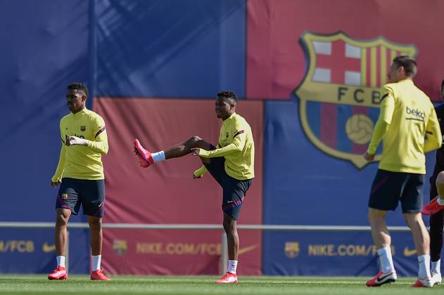 FC Barcelona, Barca Training Session and Press Comference BARCELONA, SPAIN - MARCH 06: Ansu Fati of FC Barcelona during the training session at Ciutat Esportiva Joan Gamper on March 06, 2020 in Barcelona, Spain. (Photo by DAX ESPA-Images) Sant Joan Despo Barcelona USA EDITORIAL USE ONLY Copyright: xx ZUMA-20200306_zaf_cs12_014.jpg ESPAxPhotoxAgencyx csmphototwo667433