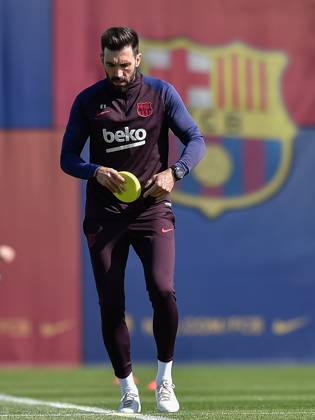 FC Barcelona, Barca Training Session and Press Comference BARCELONA, SPAIN - MARCH 06: Eder Sarabia of FC Barcelona during the training session at Ciutat Esportiva Joan Gamper on March 06, 2020 in Barcelona, Spain. (Photo by DAX ESPA-Images) Sant Joan Despo Barcelona USA EDITORIAL USE ONLY Copyright: xx ZUMA-20200306_zaf_cs12_009.jpg ESPAxPhotoxAgencyx csmphototwo667436