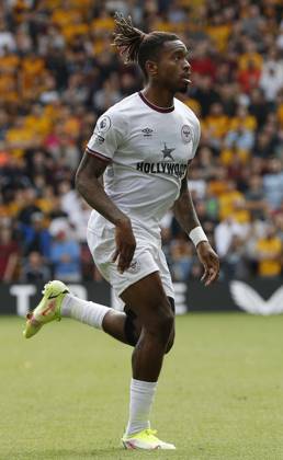 Wolverhampton Wanderers v Brentford - Premier League - Molineux September 18, 2021, Wolverhampton, United Kingdom: Wolverhampton, England, 18th September 2021. Ivan Toney of Brentford during the Premier League match at Molineux, Wolverhampton. Picture credit should read: Darren Staples Sportimage Wolverhampton United Kingdom EDITORIAL USE ONLY Copyright: xx ZUMA-20210918_zaf_si1_452.jpg DarrenxStaplesx csmphototwo791697