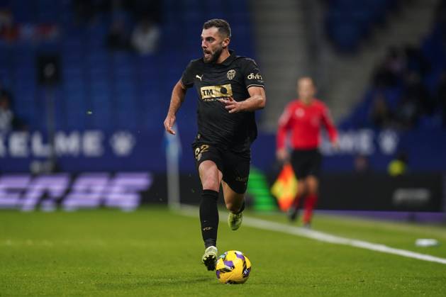ESP: RCD Espanyol v Valencia CF. La Liga EA Sports. Date 13 Luis Rioja of Valencia CF during the La Liga EA Sports match between RCD Espanyol and Valencia CF played at RCDE Stadium on December 18, 2024 in Barcelona, Spain. kpng Copyright: xSergioxRuizx xImagox PS_241218_ESP_VAL_078