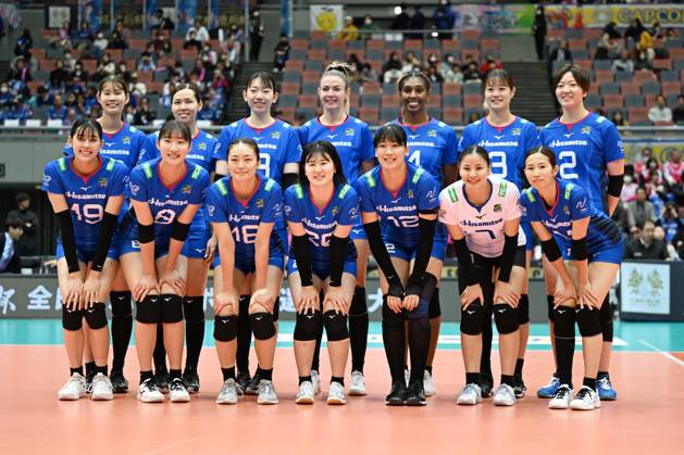 SAGASaga Hisamitsu Springs team group, Mannschaftsbild, Totale DECEMBER 21, 2024 - Volleyball : 2024 All Japan Women s Volleyball Championships (Empress s Cup) Final match between Victorina Himeji 3-2 Saga Hisamitsu Springs at Asue Arena Osaka in Osaka, Japan. Noxthirdxpartyxsales (276735240)