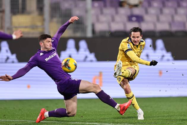 Firenze 23 12 2024 - campionato di calcio serie A Fiorentina-Udinese foto Image nella foto: gol Florian Thauvin
