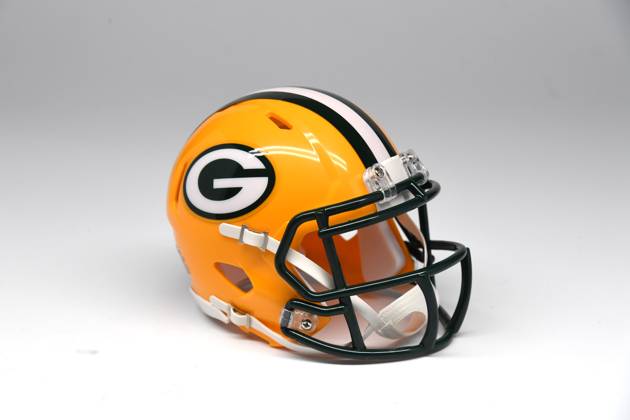 NFL, American Football Herren, USA Creative Detailed view of Green Bay Packers helmet. EDITORIAL USE ONLY Copyright: xImagexofxSportx ImagexofxSportx iosphotos188490