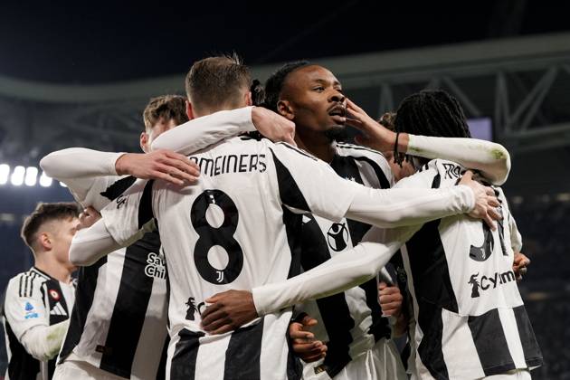 Bilder des Jahres 2024, Sport 12 Dezember Sport Themen der Woche KW52 Sport Bilder des Tages Juventus Khephren Thuram celebrates after scoring the 1-0 goal for his team during the Serie A soccer match between Juventus and Fiorentina at the Juventus Stadium in Turin, north west Italy - December 29, 2024. - Soccer FC  Copyright: xFabioxFerrari LaPressex