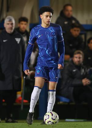 - Chelsea U21, U 21 v Sporting CP U21, Premier League International Cup, Kingsmeadow Stadium, London, UK - 7th January 2025. Daniel Weir Crystal Pix Richard Olise of Chelsea U21. - Chelsea U21 v Sporting CP U21, Premier League International Cup, Kingsmeadow Stadium, London, UK - 7th January 2025. Daniel Weir Crystal Pix London Kingsmeadow Stadium UK Copyright: xDanxWeirx CP_Chelsea_U21_Sporting_CP_U21_67