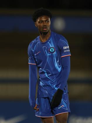 - Chelsea U21, U 21 v Sporting CP U21, Premier League International Cup, Kingsmeadow Stadium, London, UK - 7th January 2025. Daniel Weir Crystal Pix Sam Rak Sakyi of Chelsea U21. - Chelsea U21 v Sporting CP U21, Premier League International Cup, Kingsmeadow Stadium, London, UK - 7th January 2025. Daniel Weir Crystal Pix London Kingsmeadow Stadium UK Copyright: xDanxWeirx CP_Chelsea_U21_Sporting_CP_U21_74