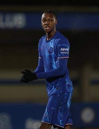 - Chelsea U21, U 21 v Sporting CP U21, Premier League International Cup, Kingsmeadow Stadium, London, UK - 7th January 2025. Daniel Weir Crystal Pix Kaiden Wilson of Chelsea U21. - Chelsea U21 v Sporting CP U21, Premier League International Cup, Kingsmeadow Stadium, London, UK - 7th January 2025. Daniel Weir Crystal Pix London Kingsmeadow Stadium UK Copyright: xDanxWeirx CP_Chelsea_U21_Sporting_CP_U21_75