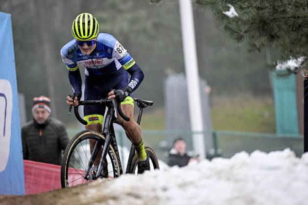 Belgian championship Cyclocross Zolder - day 1 ZOLDER, BELGIUM - JANUARY 11 : VANDEN EYNDE Mats during the Junior Race of the 2025 Belgian Championships cyclocross in Zolder, Belgium, 11 01 2025 Zolder Belgium Copyright: xSesx