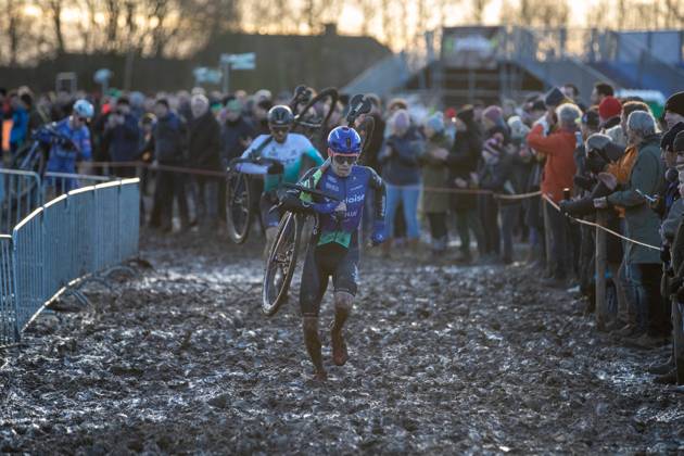 NK Cyclocross Oisterwijk Elite mannen Oisterwijk (NED), CYCLOCROSS, JANUARY 12 Pim Ronhaar Gefotografeerd tijdens het Nederlands Kampioenschap veldrijden in Oisterwijk Content not available for redistribution in The Netherlands directly or indirectly through any third parties. Copyright: xSportfotoxPhotoagencyx