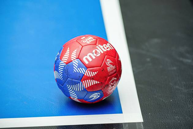 Molten Spielball, Themenfoto, Themenbild, Symbolfoto, Symbolbild, Stockfoto DEN, Deutschland vs. Polen, Handball, IHF Weltmeisterschaft 2025, Gruppe A, Spieltag 1, 15.01.2025 DEN, Deutschland vs. Polen, Handball, IHF Weltmeisterschaft 2025, Gruppe A, Spieltag 1, 15.01.2025 Herning Copyright: xEibner-Pressefoto MarcelxvonxFehrnx EP_MFN