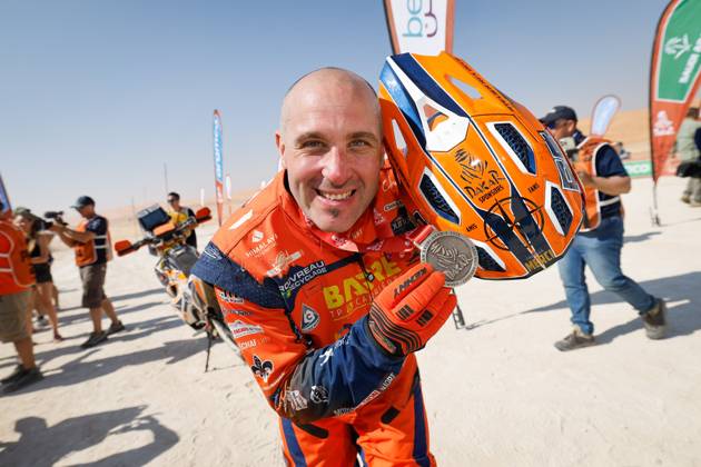 DAKAR 2025 - STAGE 12 CHOLLET Guillaume (fra), KTM, Xraids Experience, FIM W2RC, Rally2, portrait during the Stage 12 of the Dakar 2025 on January 17, 2025 around Subaytah, Saudi Arabia - SubaytahSaudi Arabia  Copyright: xFREDERICxLExFLOCxHx