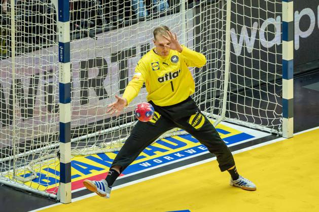 Handball Herning 19.01.2025 IHF Handball World Championship, WM, Weltmeisterschaft Vorrunde Deutschland (GER) - Tschechien (CZE) David Späth (Deutschland, TW, No.01) Spaeth Spath