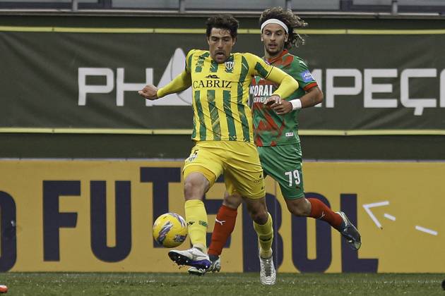 Liga portugal 2 meu super - cd tondela xmario m. Tondela (pt) 01 19 2025 - liga portugal meu super - cd tondela xmario m. joao afonso tondela player during the match between tondela xmario m., valid for the 18th round of the portugal league 2 meu super, held at the joao cardoso stadium, in tondela, on this sunday afternoon,(19). (Foto: Alexandre Gomes Thenews2 imago images) SPO Copyright: xALEXANDRExGOMESx